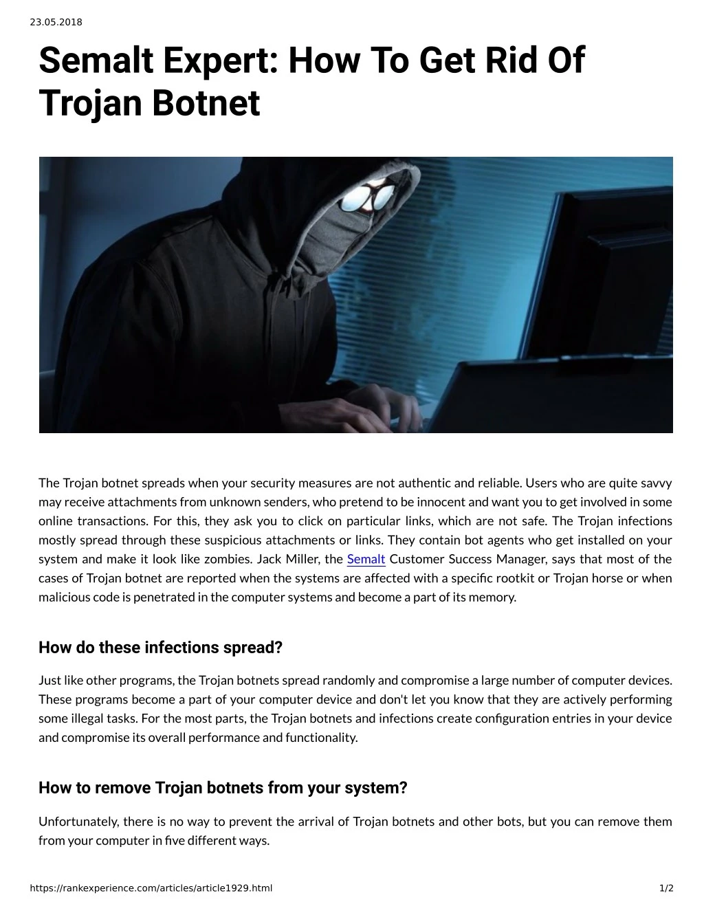 23 05 2018 semalt expert how to get rid of trojan