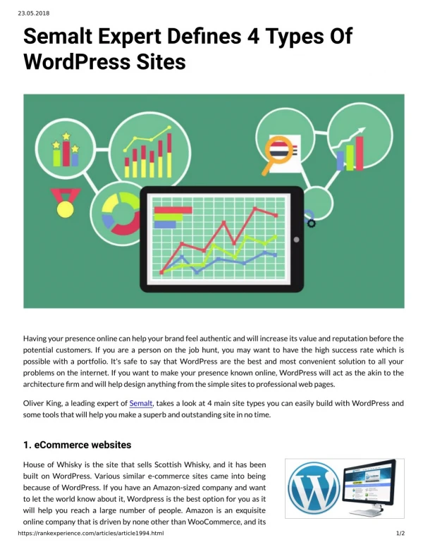Semalt Expert Defines 4 Types of WordPress Sites