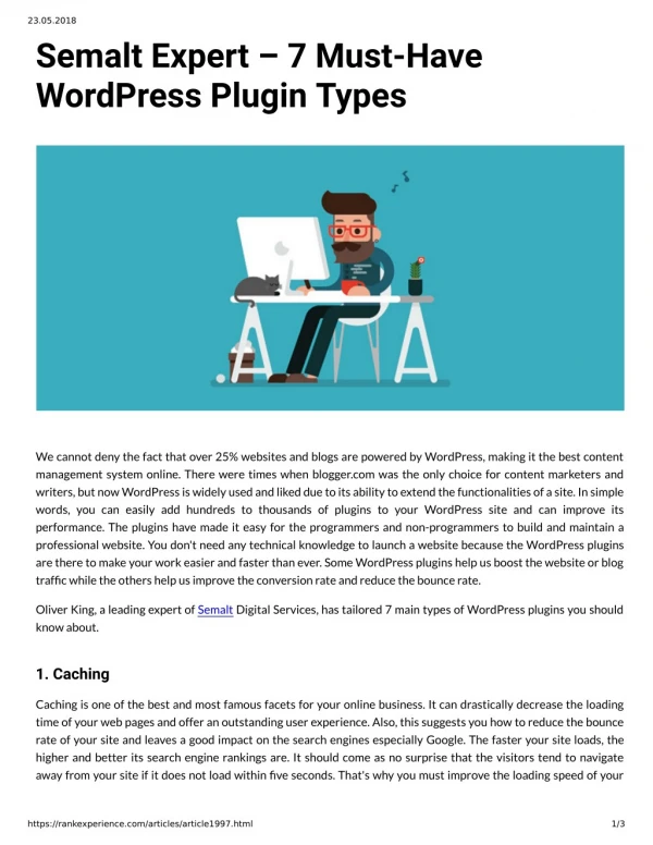 Semalt Expert 7 Must-Have WordPress Plugin Types