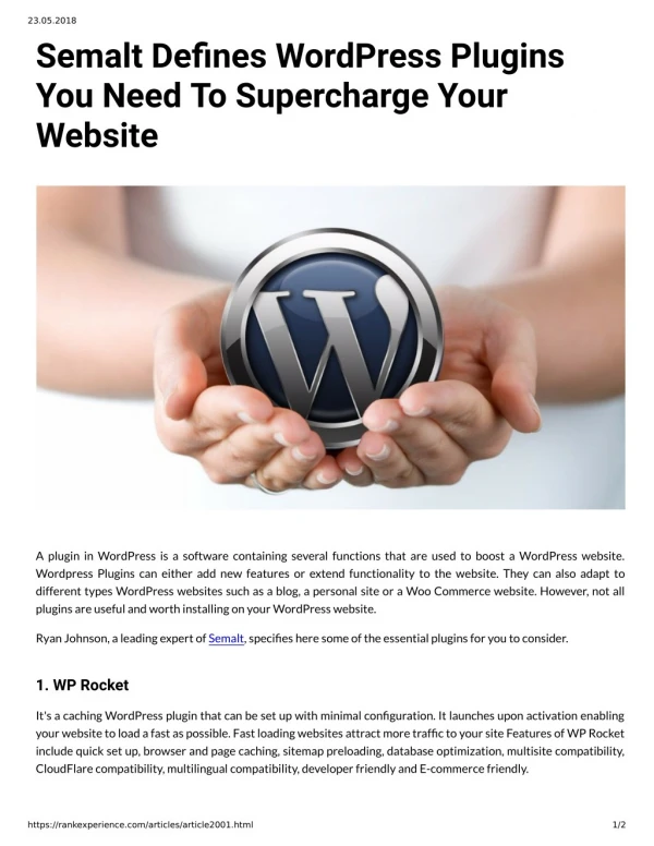 Semalt Defines WordPress Plugins You Need To Supercharge Your Website