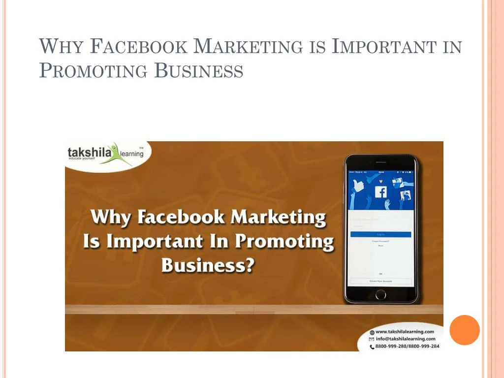 why facebook marketing is important in promoting business
