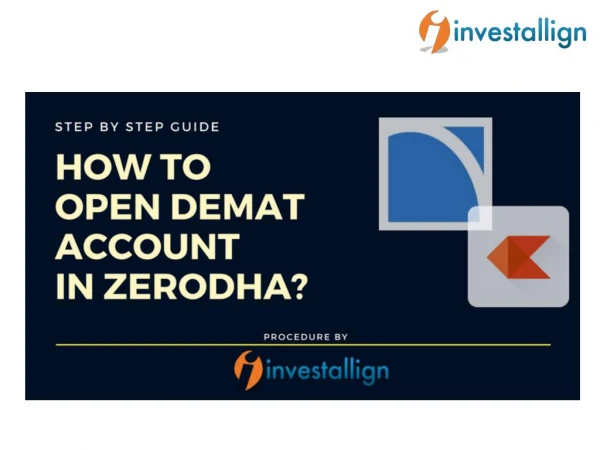 How to Open Demat Account in Zerodha?