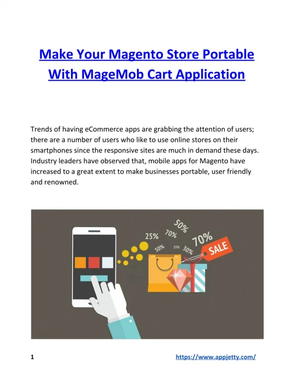 Make Your Magento Store Portable With MageMob Cart Application