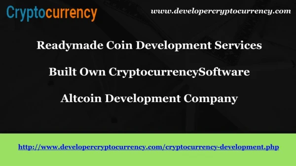 Altcoin Development Company | Readymade Coin Development Services - Built Own CryptocurrencySoftware