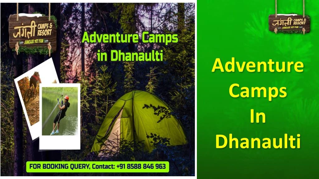adventure camps in dhanaulti