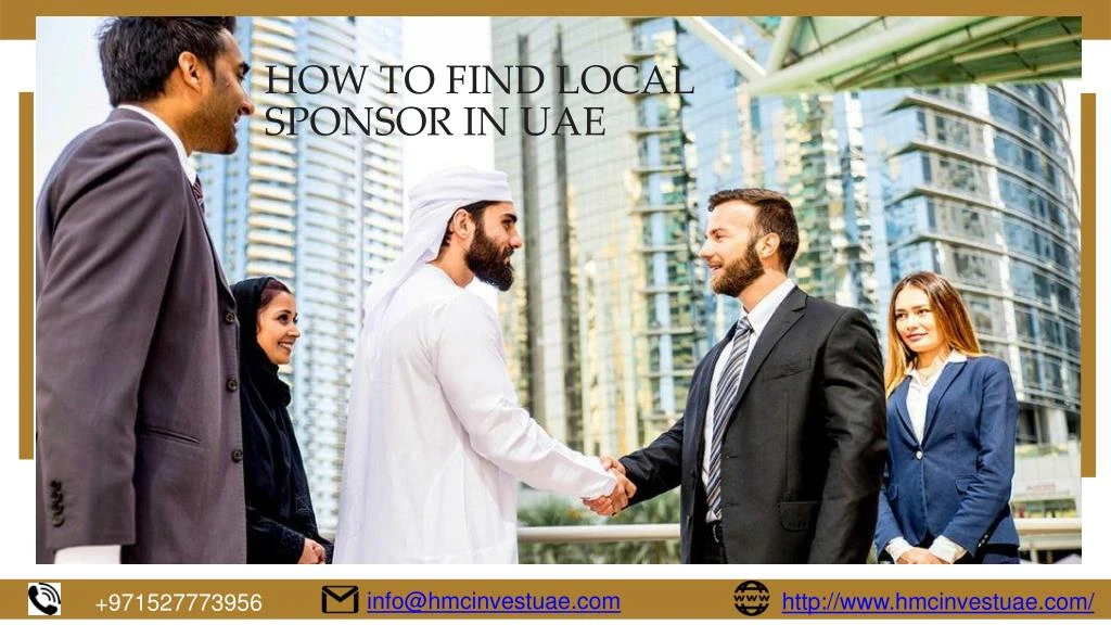 how to find local sponsor in uae