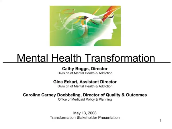 Mental Health Transformation