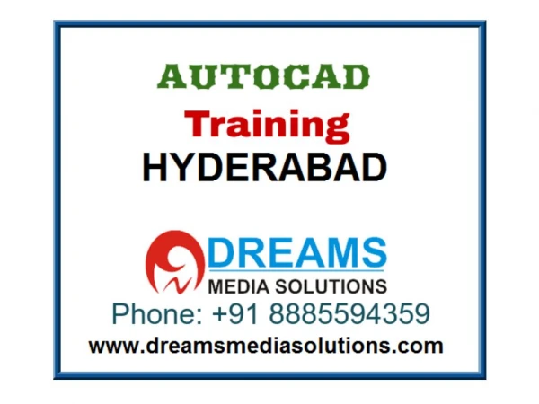 AutoCAD Training in Hyderabad