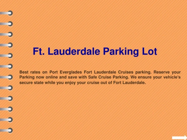 Port Lauderdale Parking