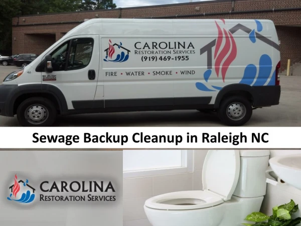 Sewage Backup Cleanup in Raleigh NC