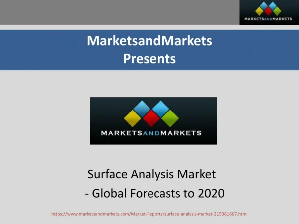 Surface Analysis Market by Industry, Instrumentation Technology & End User - 2020