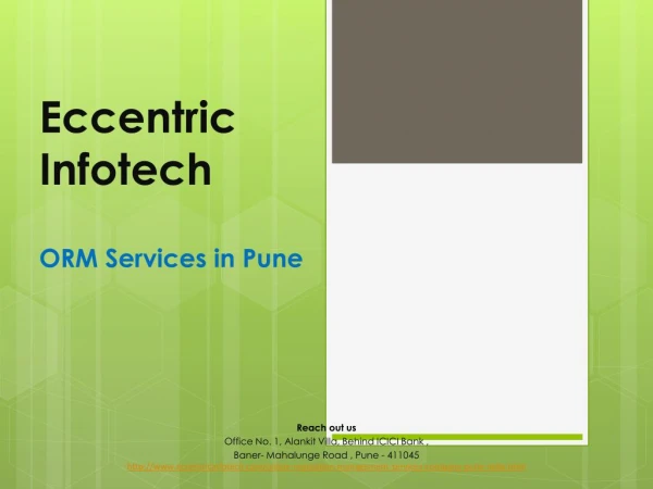 ORM Services, Online Reputation Management Company in Pune - Eccentric Infotech