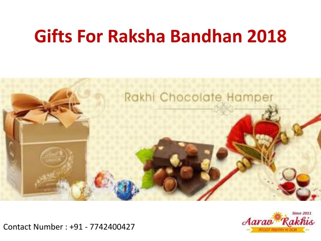 gifts for raksha bandhan 2018