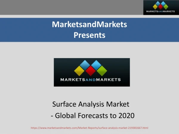 Surface Analysis Market worth $3,989.7 Million by 2020