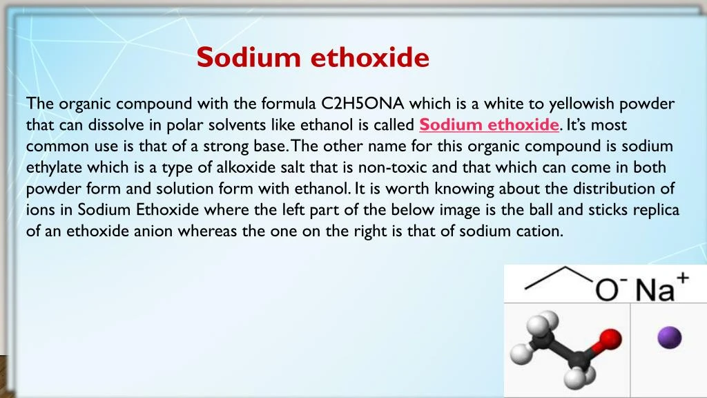 sodium ethoxide