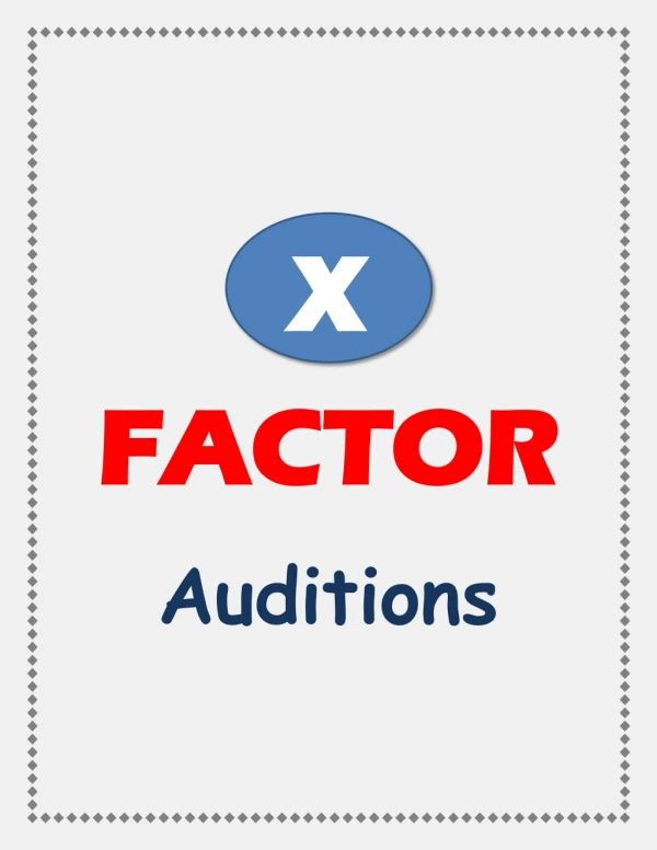 UK X Factor 2019 Auditions