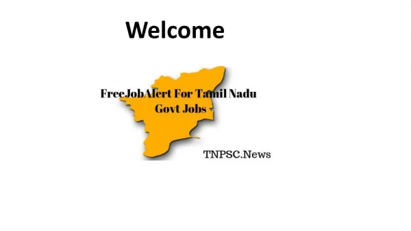 Get FreeJobAlert for Tamil Nadu Govt Jobs 2018-19 | TN Govt Jobs Alert
