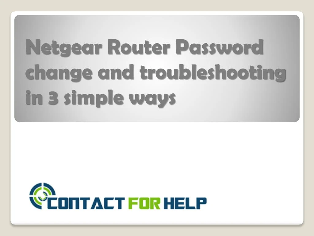 netgear router password change and troubleshooting in 3 simple ways