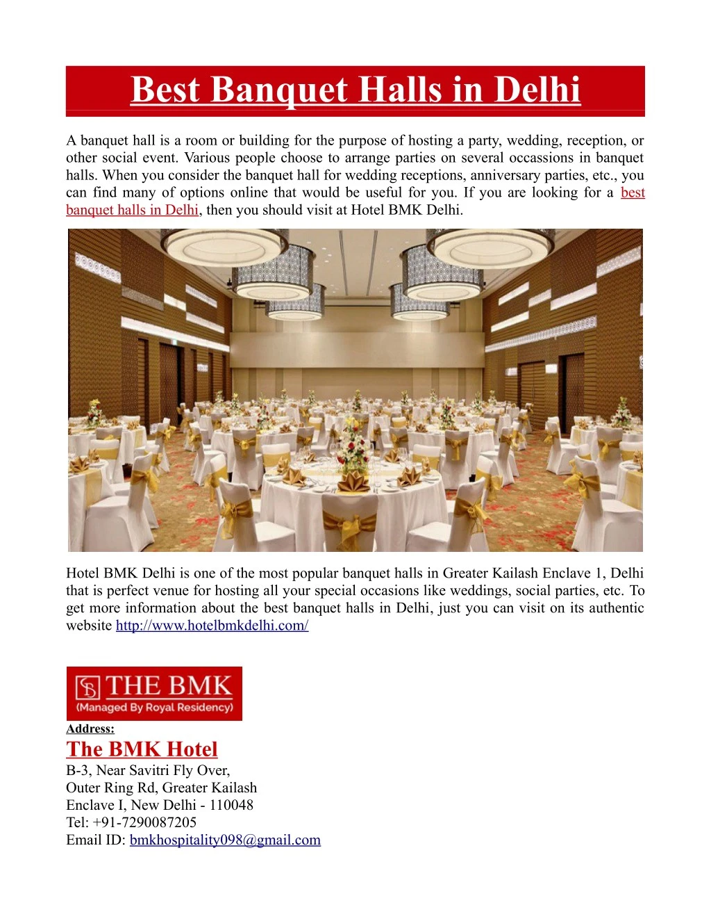 best banquet halls in delhi
