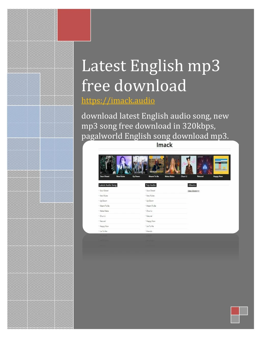 latest english mp3 free download https imack