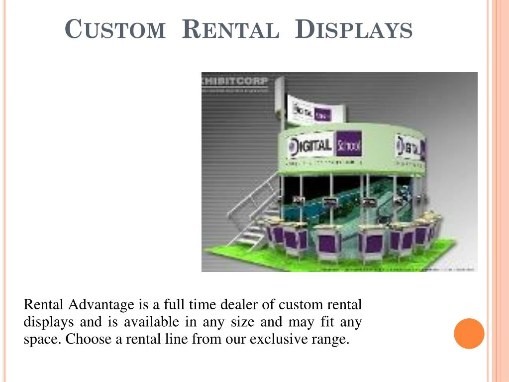 custom rental displays