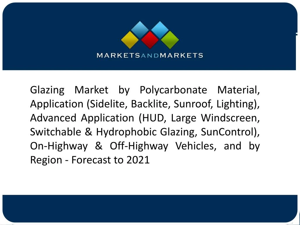 glazing market by polycarbonate material