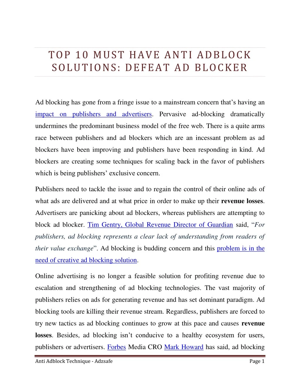 top 10 must have anti adblock solutions defeat