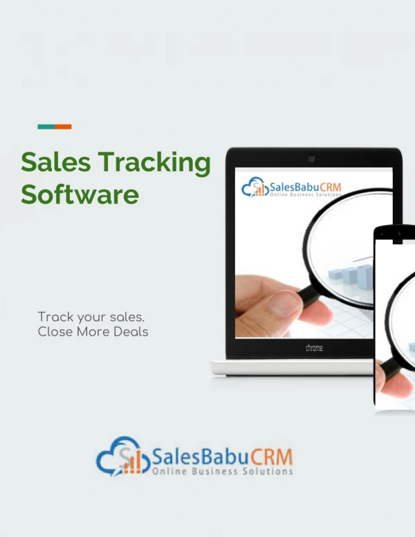 SalesBabu Track your sales. Close More Deals