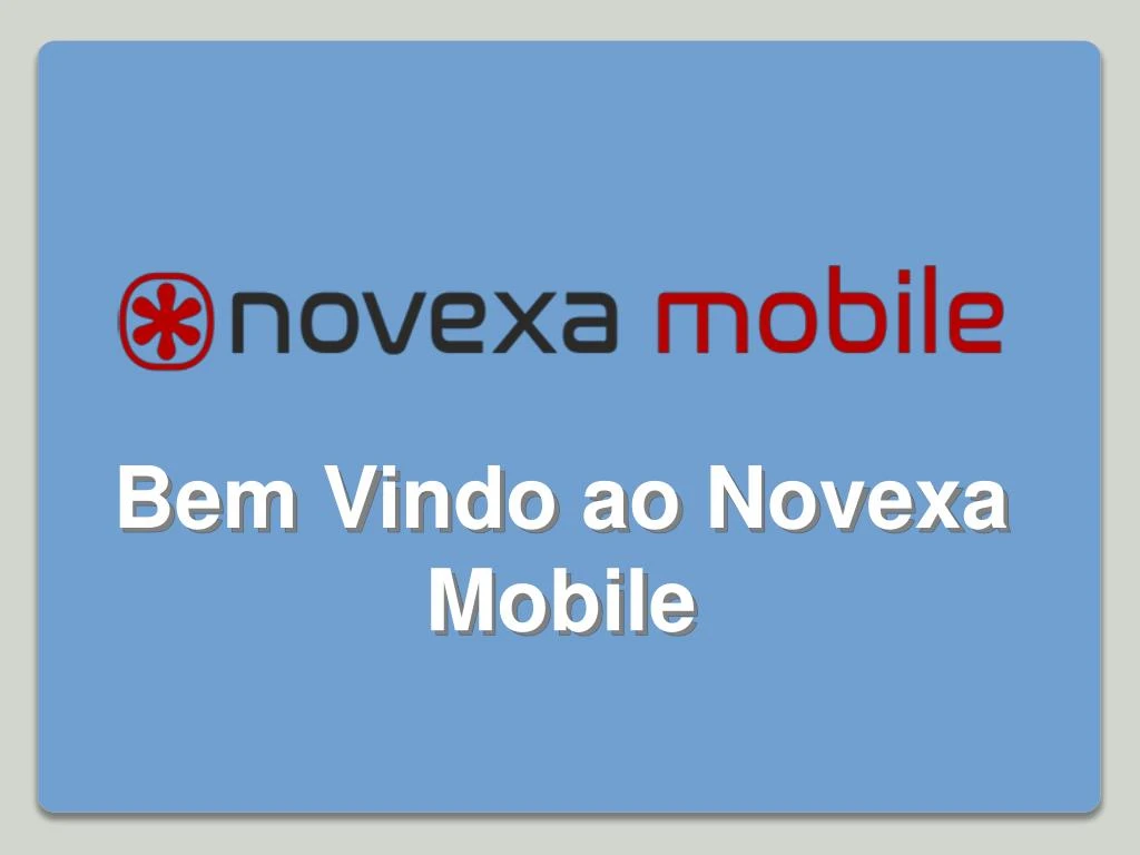 bem vindo ao novexa mobile