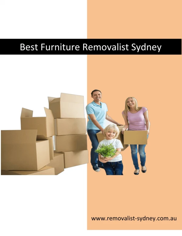 Best Furniture Removalist Sydney