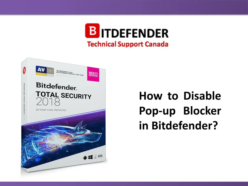 how to disable pop up blocker in bitdefender