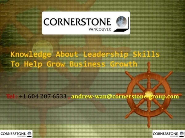 Knowledge About Leadership Skills To Help Grow Business Growth