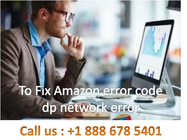 How To Fix Amazon error code dp_network_error