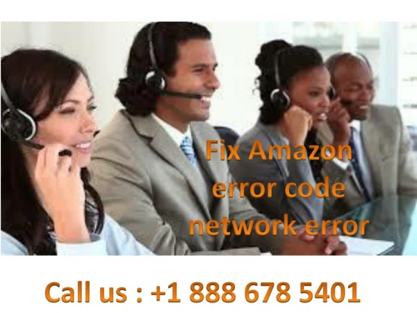 How To Fix Amazon error code network error