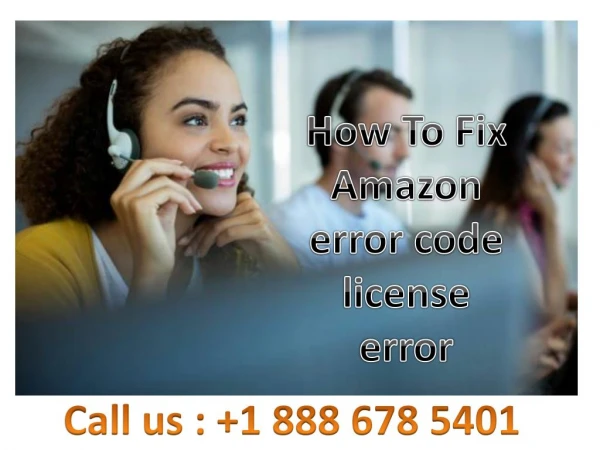 How To Fix Amazon error code license error