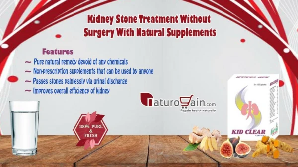 Kidney Stone Treatment without Surgery with Natural Supplements