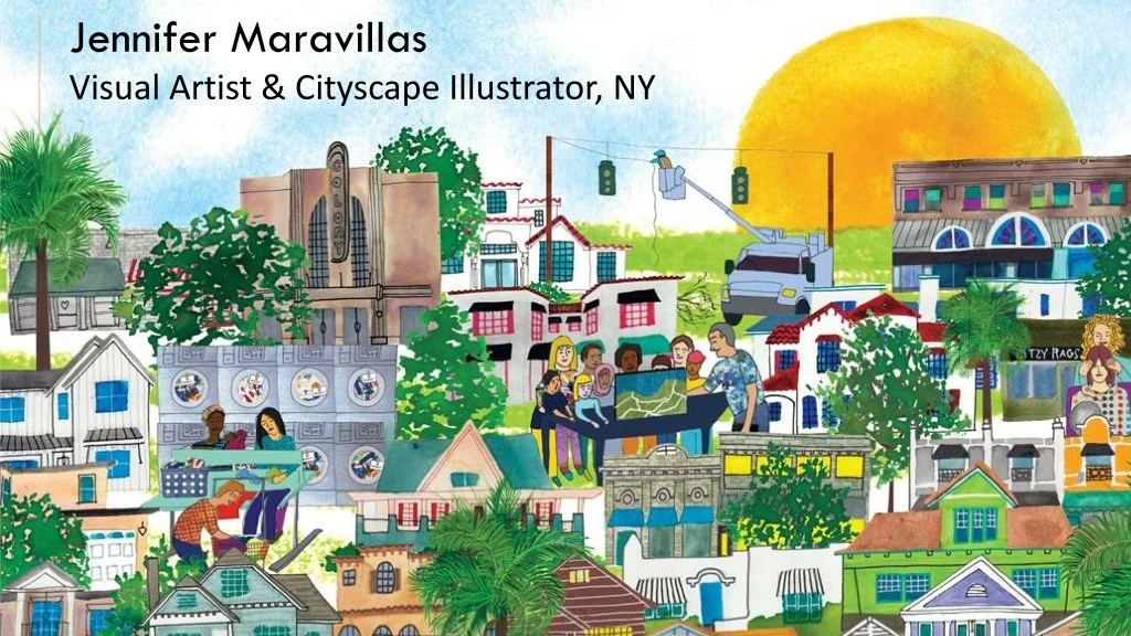 jennifer maravillas visual artist cityscape
