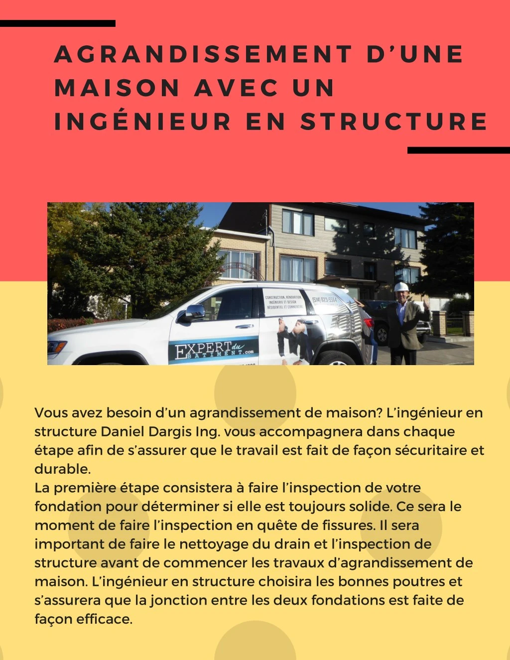 agrandissement d une maison avec un ing nieur