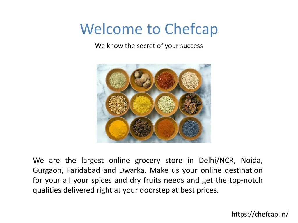 welcome to chefcap