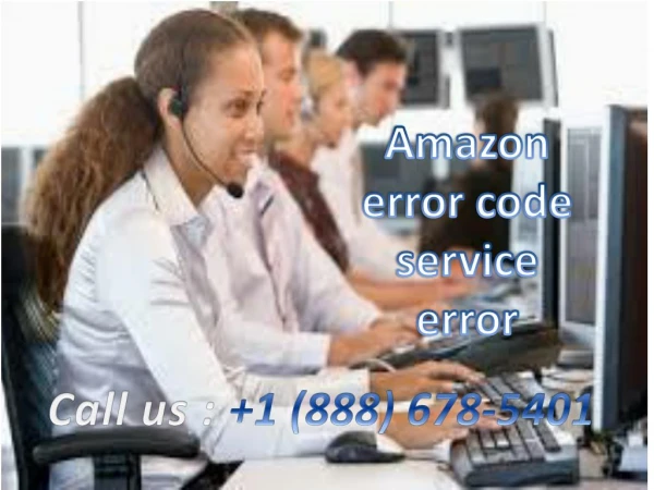 How To Fix Amazon error code service error
