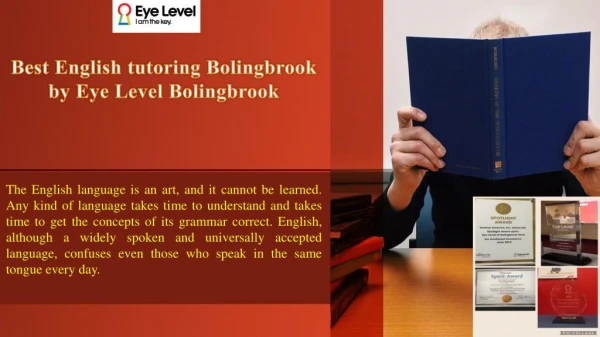 Best English tutoring Bolingbrook by Eye Level Bolingbrook