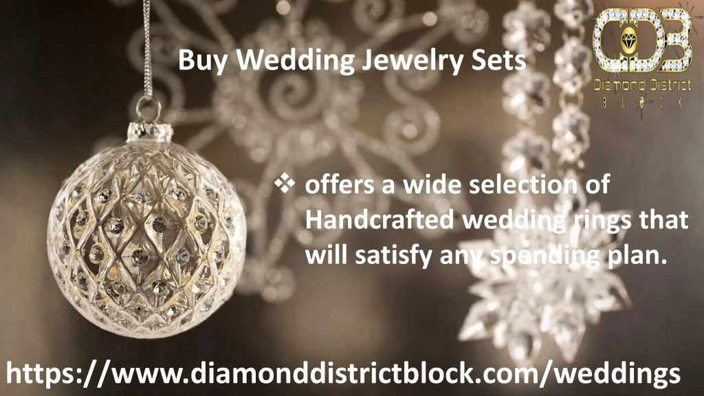 buy wedding jewelry sets