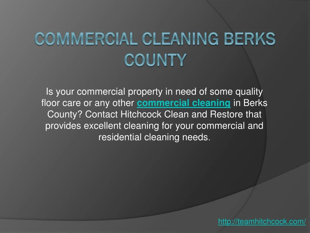 commercial cleaning berks county
