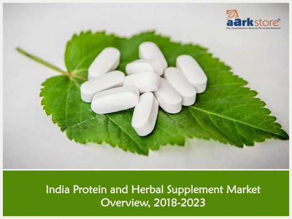 India Protein and Herbal Supplement Market Overview, 2018-2023 - Aarkstore