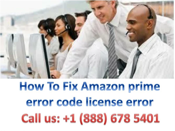 How To Fix Amazon prime error code license error