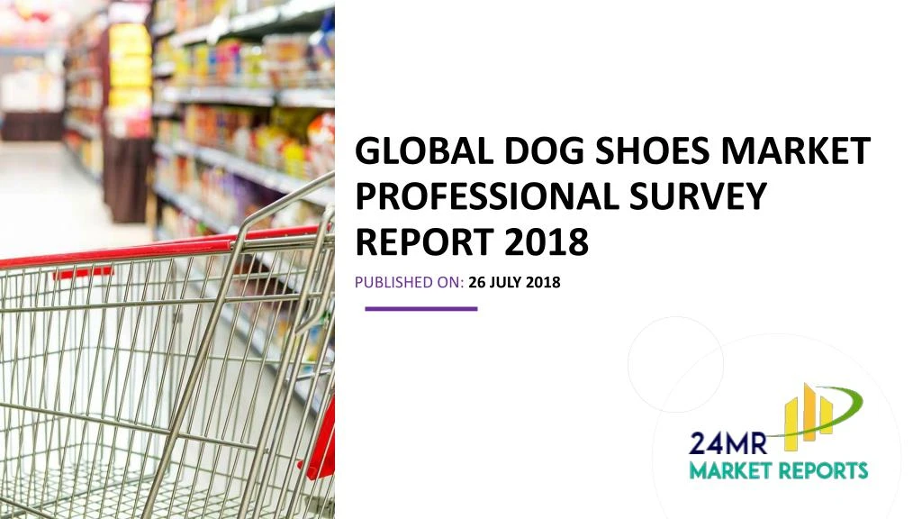 global dog shoes market professional survey report 2018