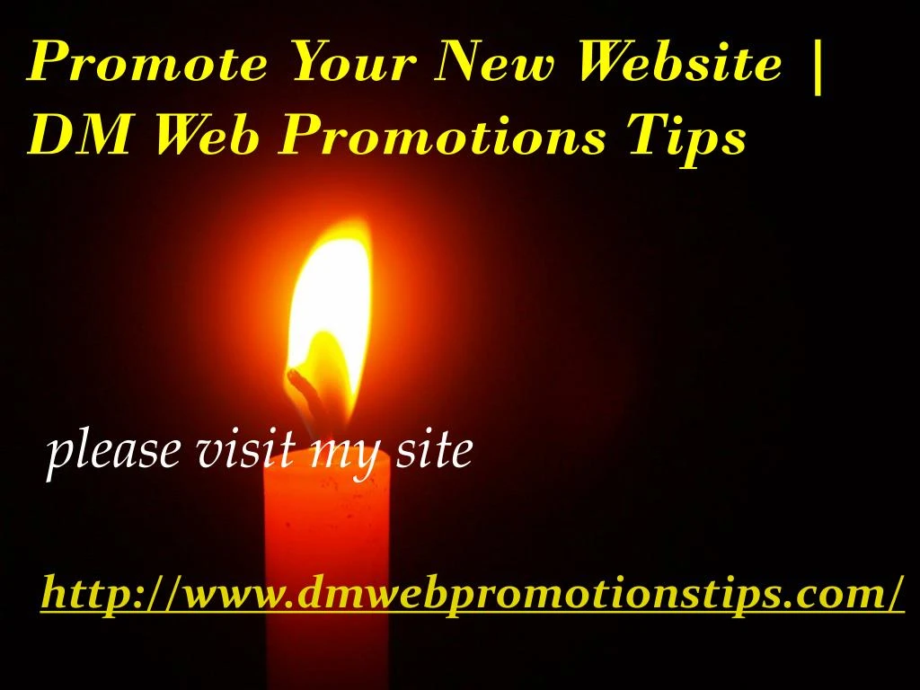 http www dmwebpromotionstips com