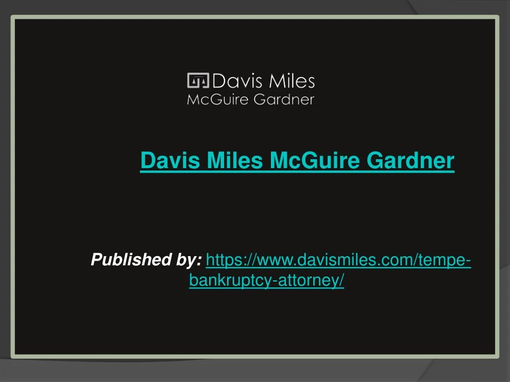 davis miles mcguire gardner published by https
