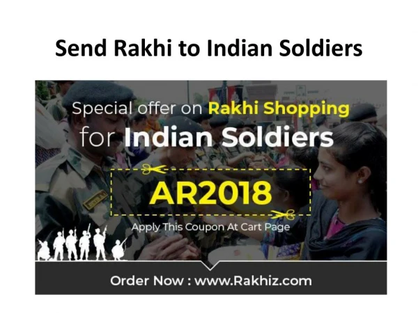 Send Rakhi to Indian Soldiers