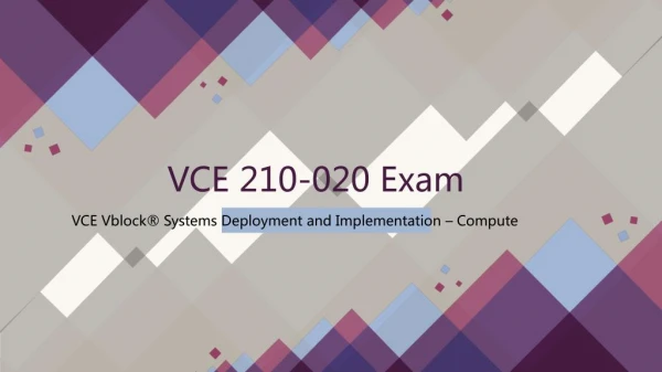 2018 Valid 210-020 VCE Exam Dumps IT-Dumps